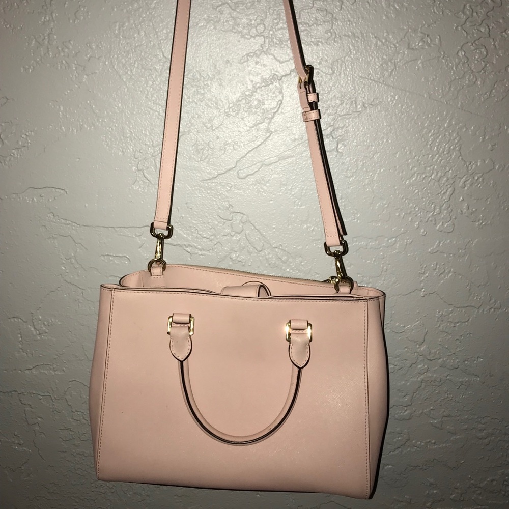 Michael Kors pink Handbag with removable strap